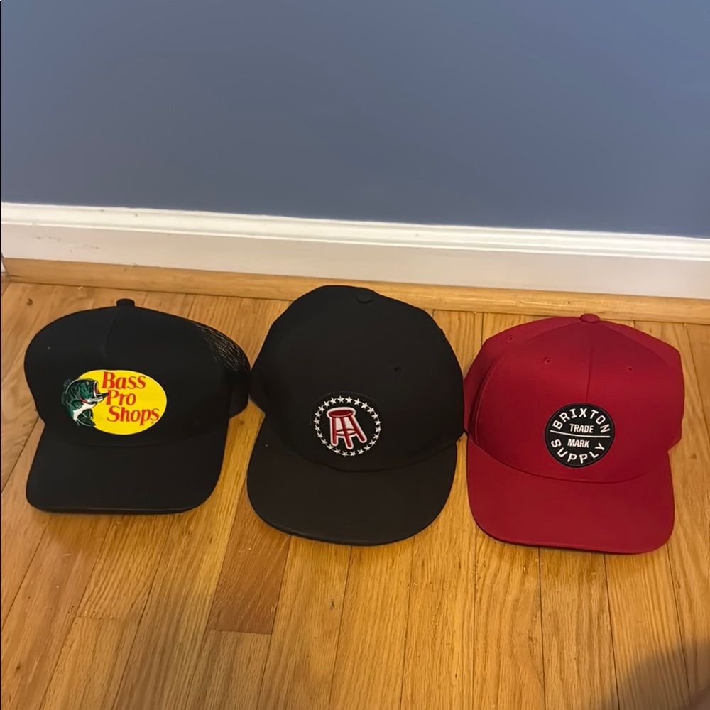 Brixton Red Snapback Cap